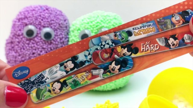 Play Foam Surprise Eggs Mickey Mouse Hello Kitty Angry Birds Toys Fancy Foam Eggs Huevos Sorpresa