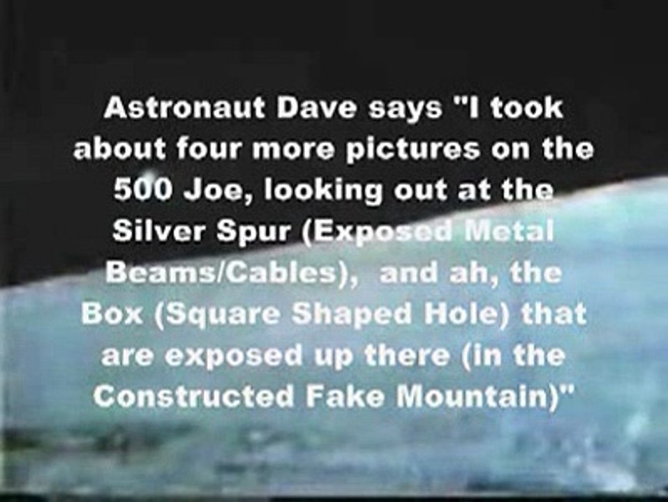 Apollo 15 Metal Beams-cables Box Square Hole Seen In The Constructed Nevada Fake Moon Bay Mountain