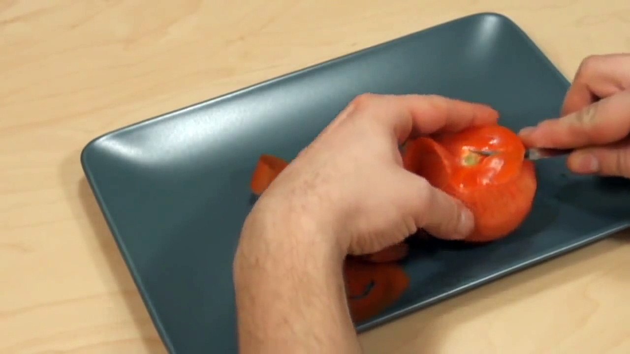 010. Darmowy kurs carvingu - róża z pomidora _ Free carving course - tomato rose