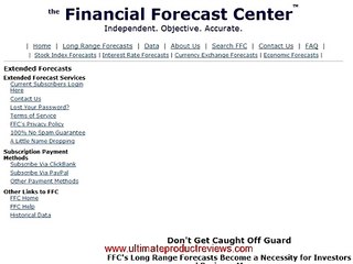Financial Forecast Center Extended Forecasts Subscription
