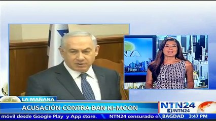 Primer ministro de Israel acusa a Ban Ki-moon de alentar el terrorismo tras declaraciones al Consejo de Seguridad