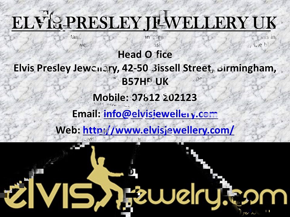 New Year special offer on all Elvis Jewellery from elvis-jewellery-direct.com