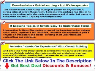 Introduction To Basic Electronics Hands on Mini Home Course Free Download +++ 50% OFF +++ Discount L