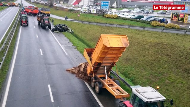 Yffiniac (22). La RN12 bloquée à Saint-René