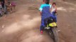 Amazing Motor Bike Stunts By A Small Boy