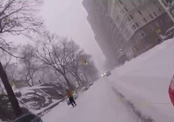 Download Video: The Best Skiing in NYC Video From #Blizzard2016