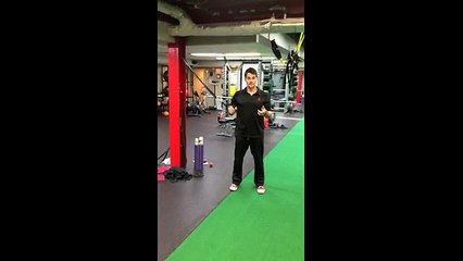 Georgetown Personal Trainer Demos Advanced Core Training - Alternatingf Woodchops