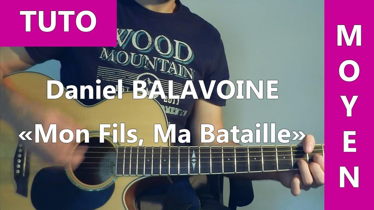 Mon Fils, Ma Bataille - Daniel Balavoine - TUTO Guitare
