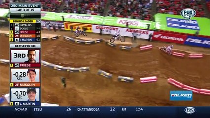 AMA Supercross 2015 Rd 8 Atlanta 1 - 250 Main Event HD 720p