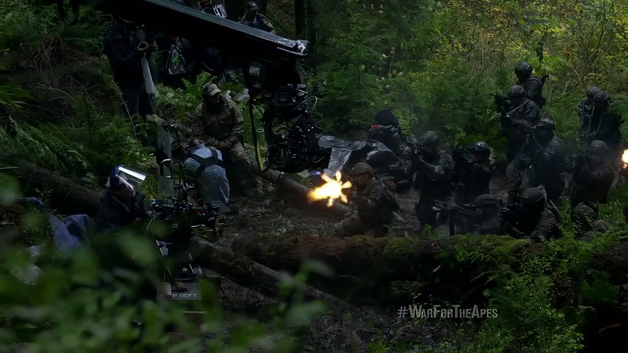 WAR FOR THE PLANET OF THE APES Behind the Scenes - First Footage (2017)