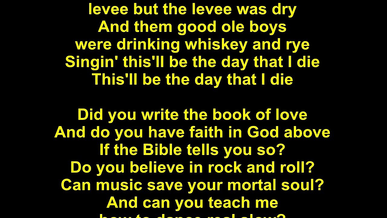 Don McLean – American Pie Lyrics