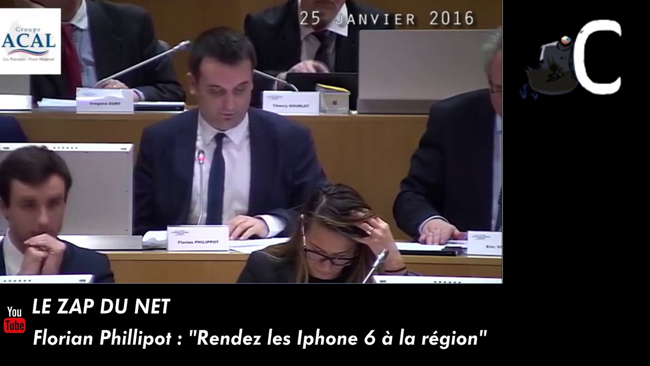 Florian Phillipot : "Rendez les Iphone 6 à la région"