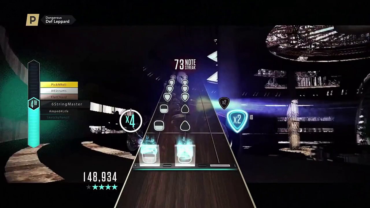 Guitar Hero Live - Def Leppard Video Premiere - Dangerous [FR]