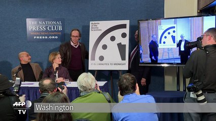 "L'horloge de l'apocalypse" reste inchangée à minuit moins trois