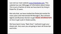 Dubai Job Secrets E book Reviews-Know What's Good And Bad