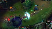 League of Legends Corki/Morgana vs Lucian/Braum Laning phase