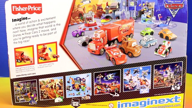 Disney Pixar Cars Imaginext Lightning McQueen Red Hauler Mater Garage Just4fun290 toys