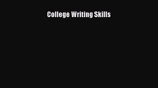 [PDF Download] College Writing Skills [PDF] Full Ebook