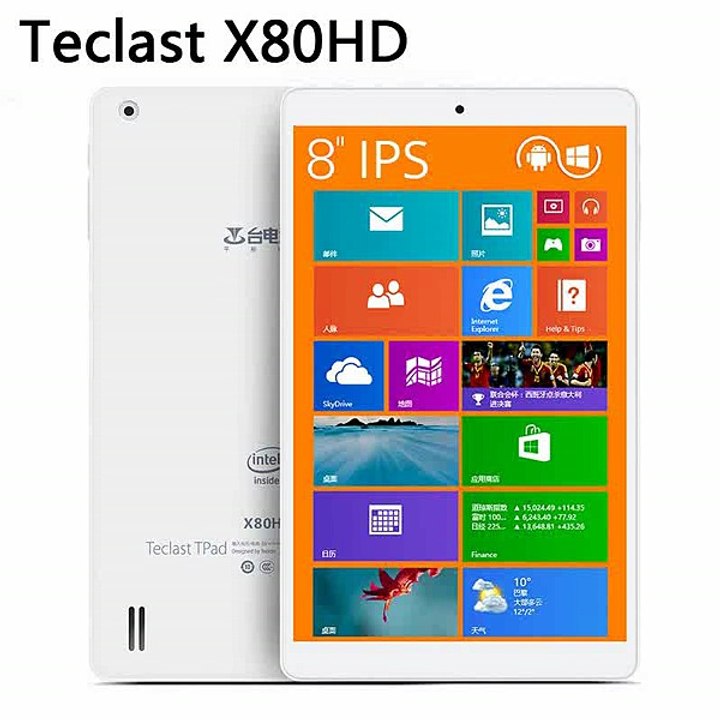 8 Teclast X80HD Dual Boot Windows 10 & Android 4.4 Tablet PC Intel Z3735F Quad Core 1280X800 IPS Screen 2GB/32GB HDMI-in Tablet PCs from Computer