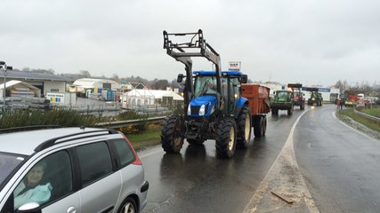 Crise agricole : blocage de l'A84