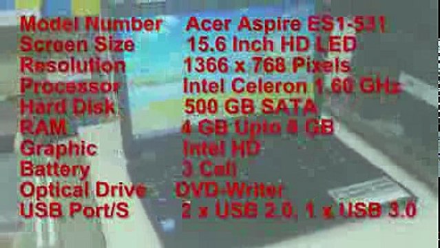 Unboxing Budget Acer Aspire ES1-531 Laptop (1564GB500GB) Review Hands On 2016