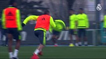 Don't miss these great strikes that Cristiano Ronaldo and Karim Benzema scored in training!