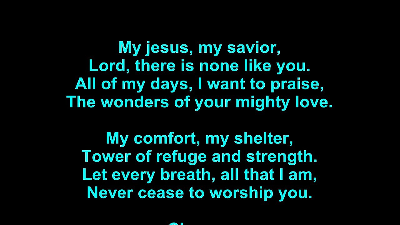 Don Moen – Shout To The Lord Lyrics