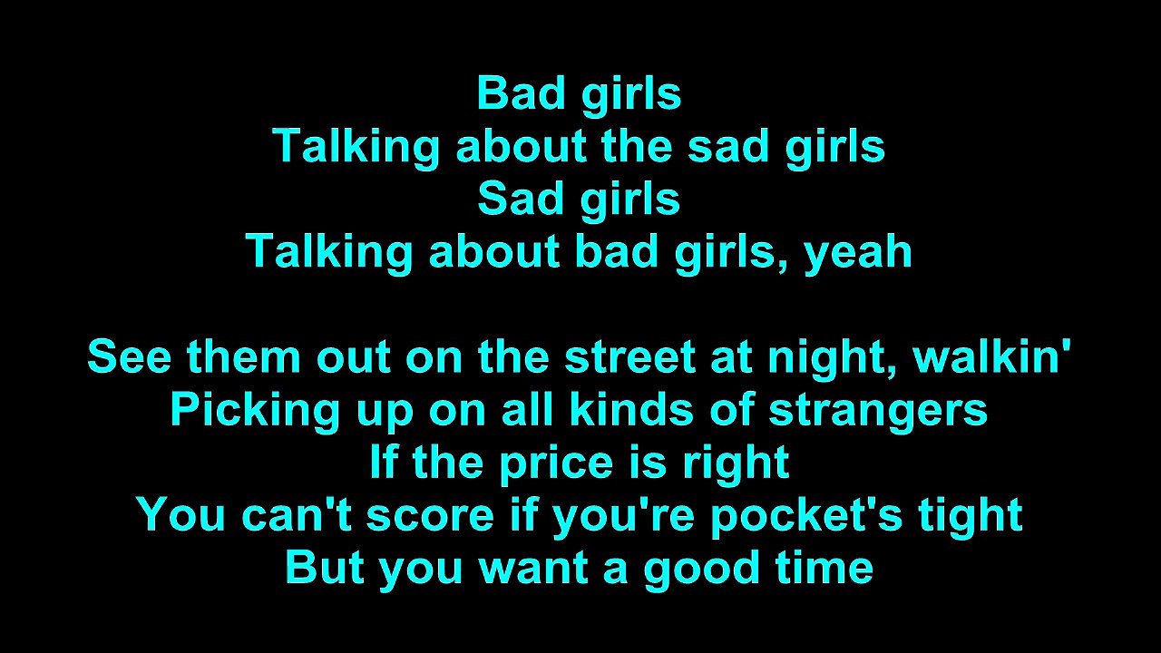 Donna Summer – Bad Girls Lyrics