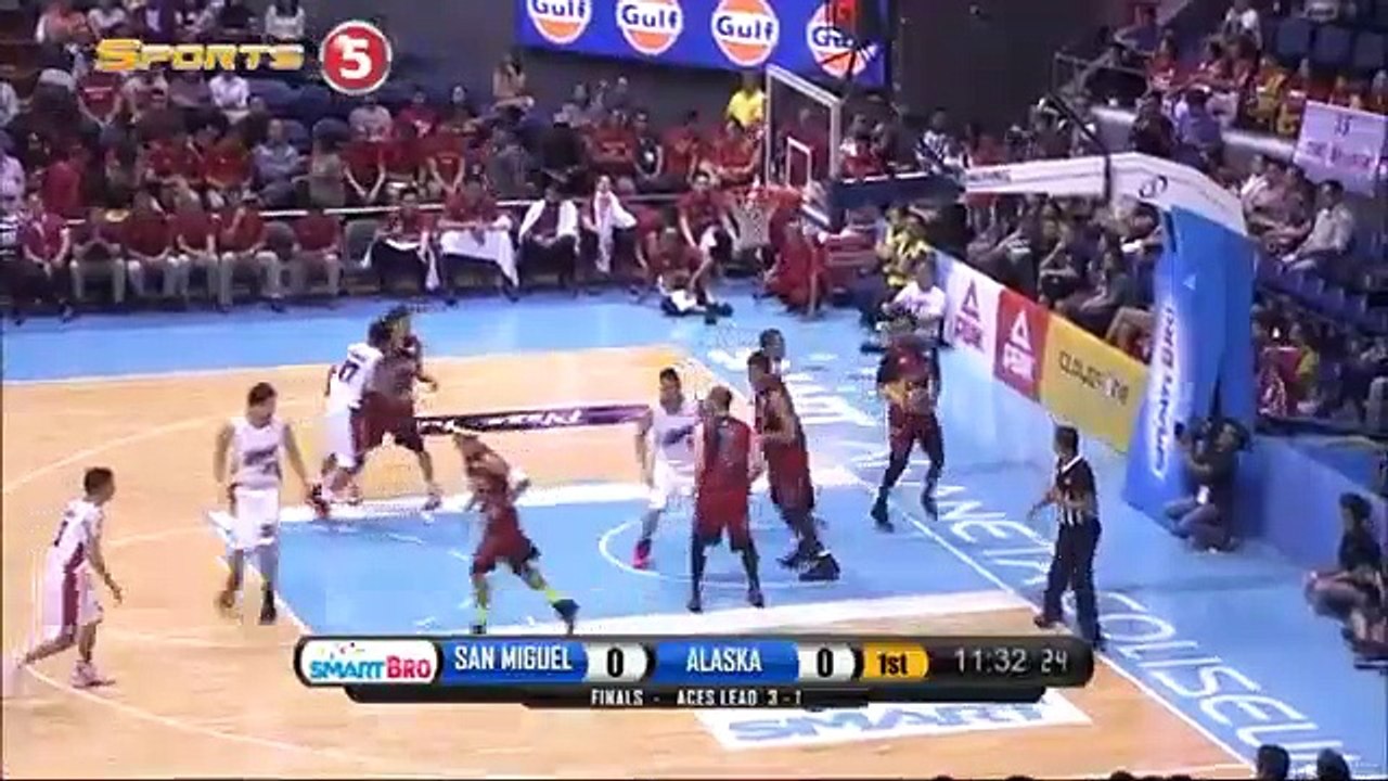 San Miguel vs Alaska -Q1- Finals Game 5 Philippine Cup 2015-2016