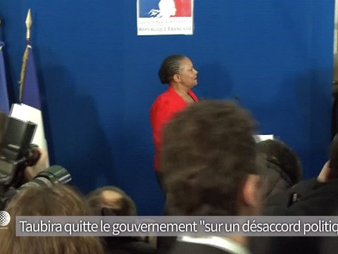 Taubira, icône de gauche opposée à la déchéance de nationalité, claque la porte