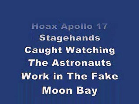 Apollo 17 Stagehand's Caught Watching The Astronauts Work
