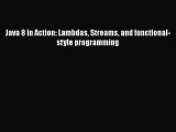 Java 8 in Action: Lambdas Streams and functional-style programming  Free PDF