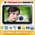 New 10 inch Allwinner A31s 1GB RAM 16G/32G ROM Android 4.4 Dual Camera Quad Core Tablet PC 10 WIFI Bluetooth HDMI Free Shipping-in Tablet PCs from Computer