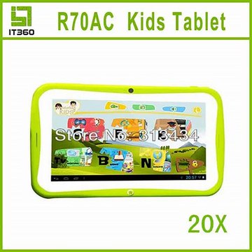20pcs BENEVE R70AC Children Education Tablet PC 7 inch Dual Core RK3026 Android 4.2 Cortex A9 Kids Games & Apps-in Tablet PCs from Computer