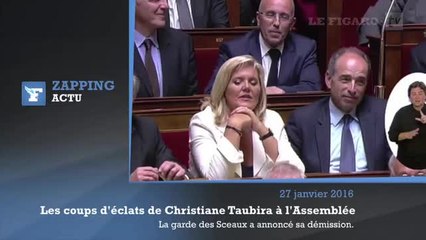 Taubira : ses coups d'éclat à l'Assemblée