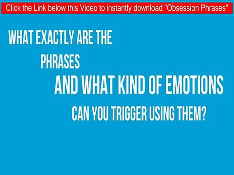 are obsession phrases real