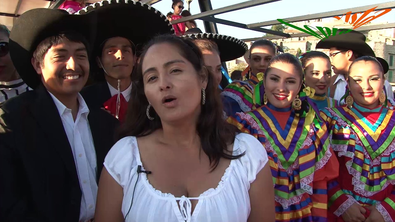 Ballet Folklorico "Flor de Mayo" - USA at VIII° International Folklore Festival "Bracciano's Castle" 2015