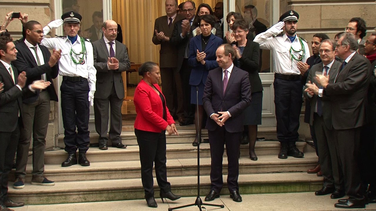 Cérémonie de passation de pouvoirs : Jean-Jacques Urvoas, succède à Christiane Taubira