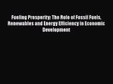 Fueling Prosperity: The Role of Fossil Fuels Renewables and Energy Efficiency in Economic Development