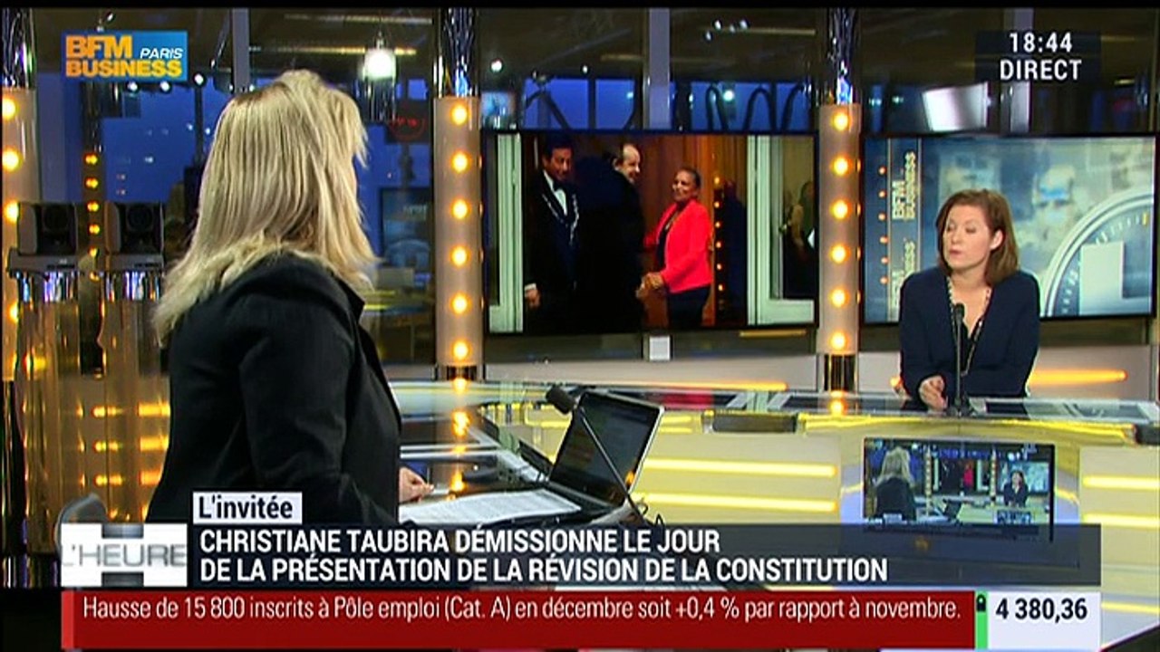 "La démission de Christiane Taubira et l'arrivée de Jean-Jacques Urvoas ne sont pas une surprise", Béatrice Brugère - 27/01