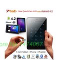 7inch Tablet Android Tablet Build in SIM Phone Call Quad Core allwinner A33 Android 4.2 WIFI Dual Camera Flash Lighting-in Tablet PCs from Computer
