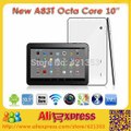 Newest 10 inch Octa Core Allwinner A83T Android 4.4 OS Dual Camera Bluetooth WIFI HDMI Android Tablet PC RAM 1GB ROM 16GB Gifts -in Tablet PCs from Computer