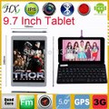 Free wireless keyboard 3G Tablet PC Quad Core MTK8382 9.7 inch IPS Screen 1280*800 GPS Tablets Ultra Slim 1GB +16GB 6000MAH-in Tablet PCs from Computer