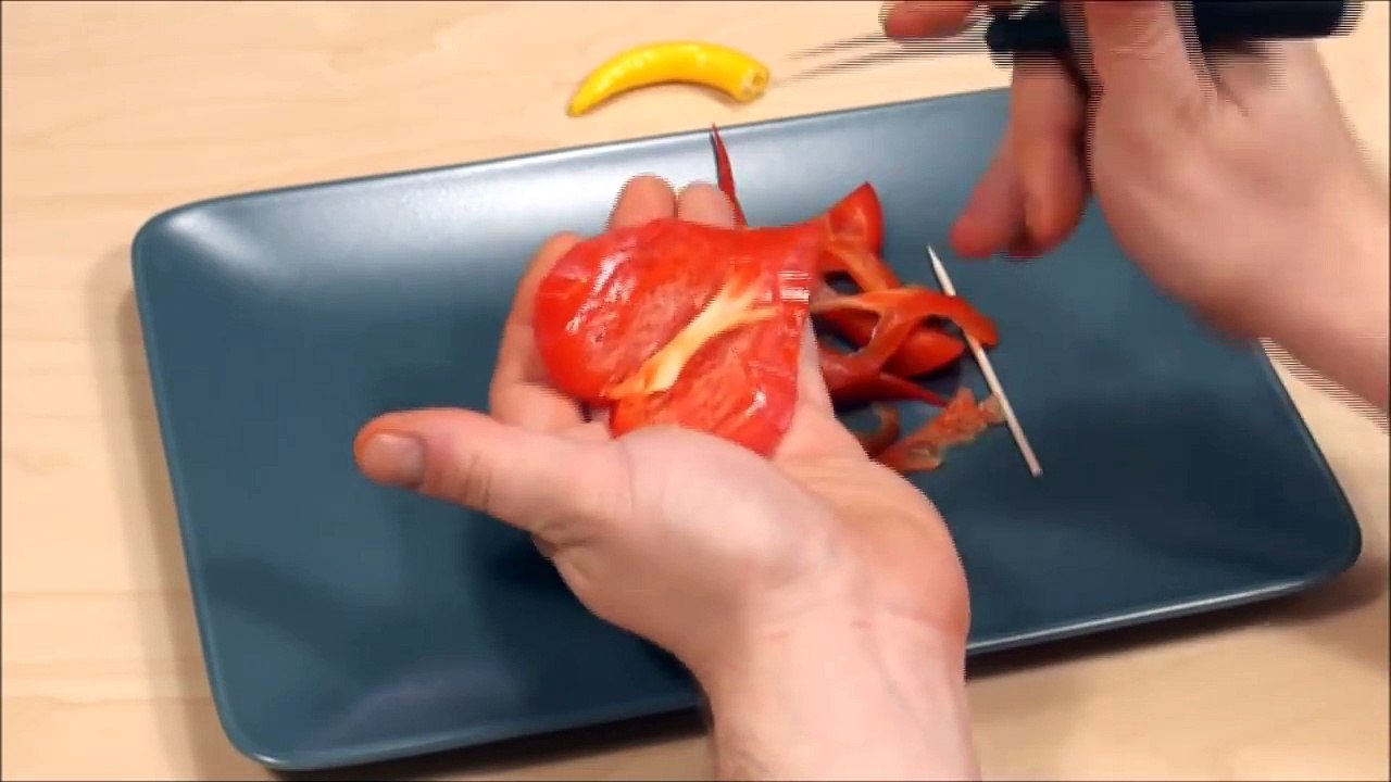 023. Free vegetable carving course pepper anthurium II _ Darmowy kurs carvingu anturium z papryki II