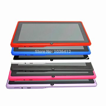 7 inch AllWinner A33 Tablet PC Q88 512RAM + 8GB ROM Android 4.4 OTG WIFI Quad Core Camera Capacitive Screen-in Tablet PCs from Computer