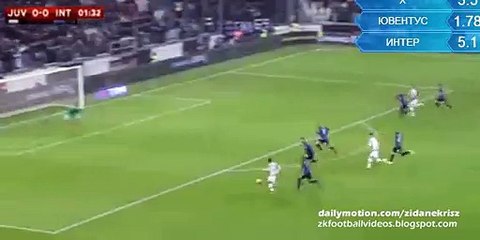 Asamoah Big Chance - Juventus v. Inter 27.01.2016 HD