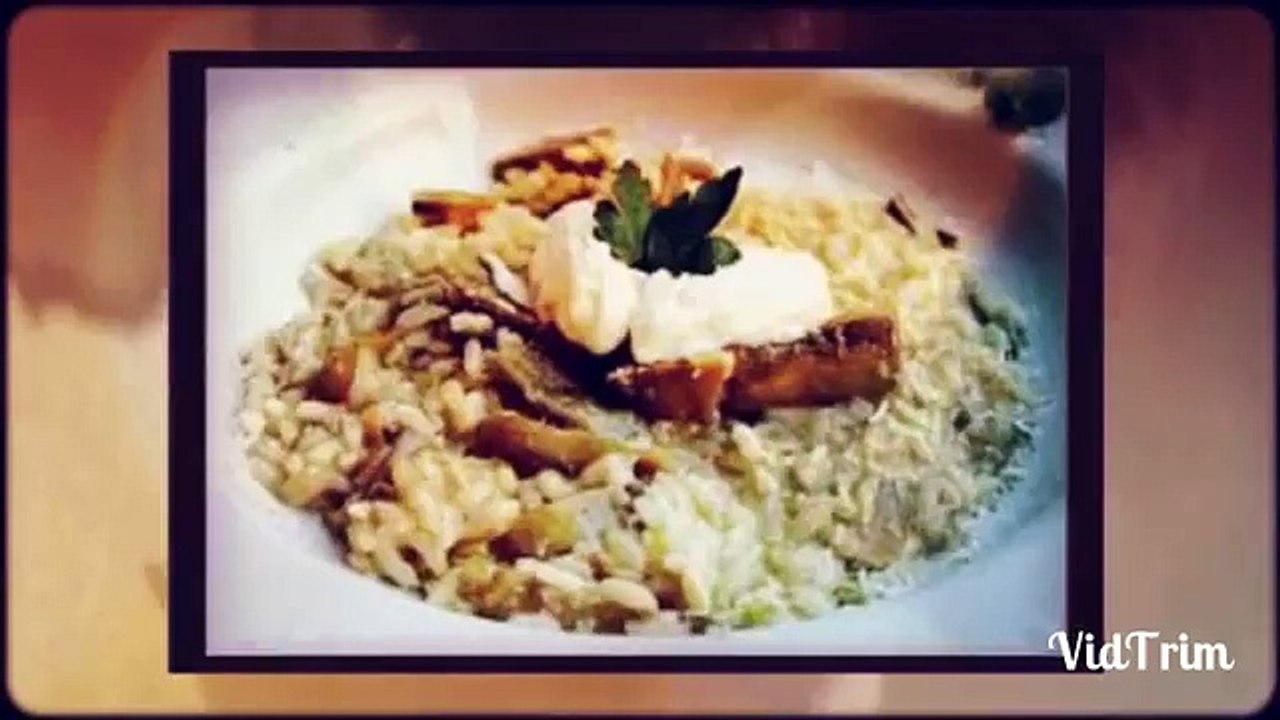 Ricetta veloce Risotto ai carciofi e crema di parmigiano,快速配方烩饭与朝鲜蓟和巴马奶油，