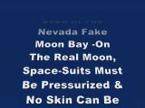 Moon Landing Hoax Apollo 17 - Astronaut's Naked Face is Seen in The Nevada Fake Moon Bay