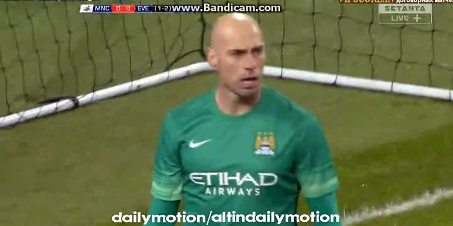 Everton BIG CHANCE -  Manchester City v. Everton 27.01.2016 HD  Capital One Cup