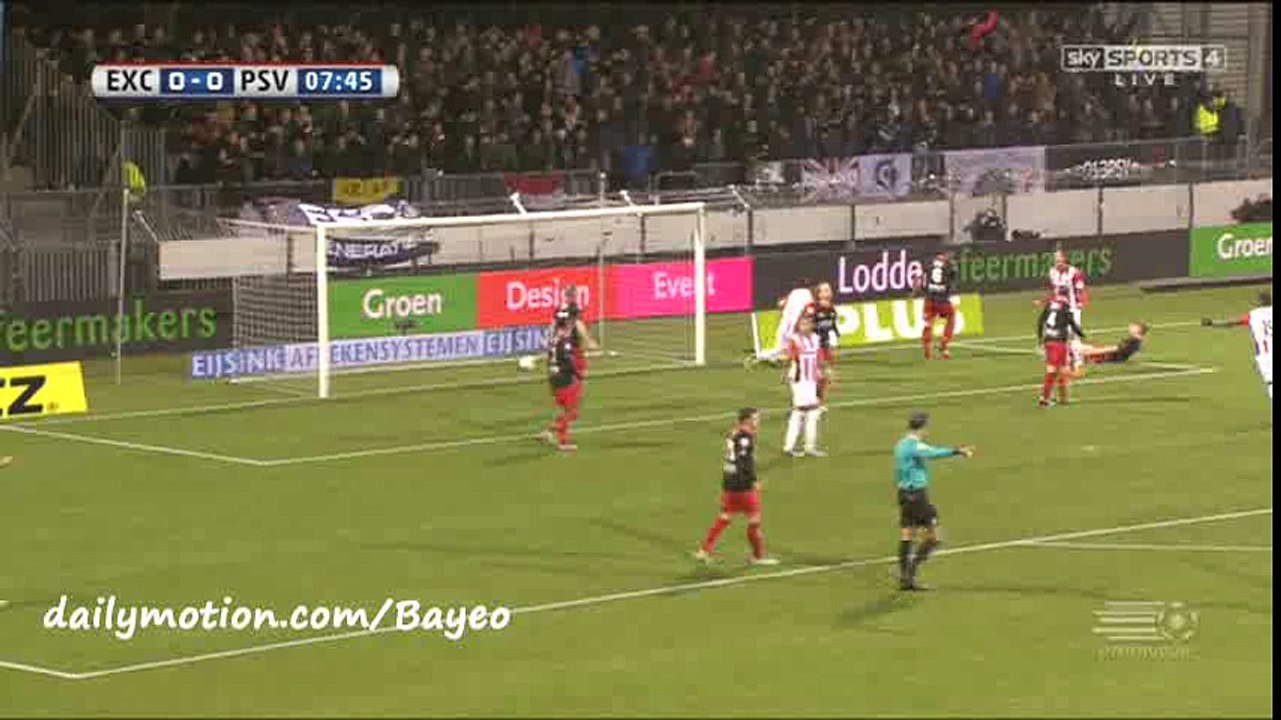 Luuk de Jong Goal HD - Excelsior 0-1 PSV - 24-01-2016 Eredivisie